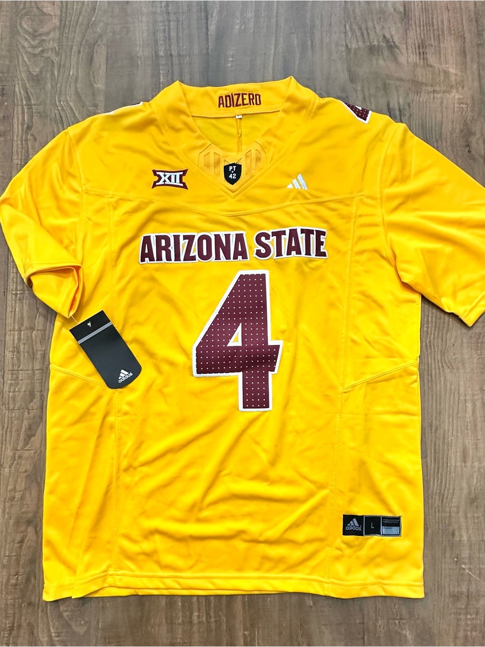 Adidas Arizona State Cam Skattebo Football Jersey